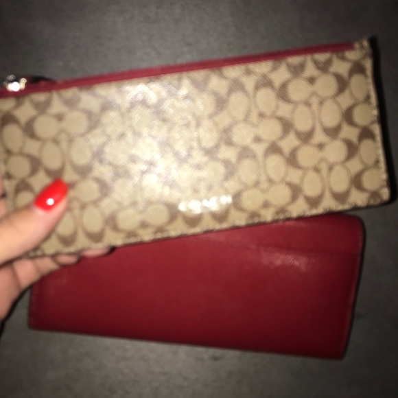 RED COACH WALLET - Picture 3 of 6